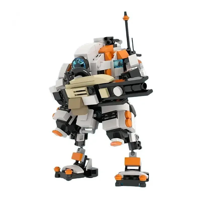 Blocs de construction MOC Robot de Combat lourd Titanfall, modèle Mecha de combat avancé avec armes, ensemble de bricolage pour les joueurs