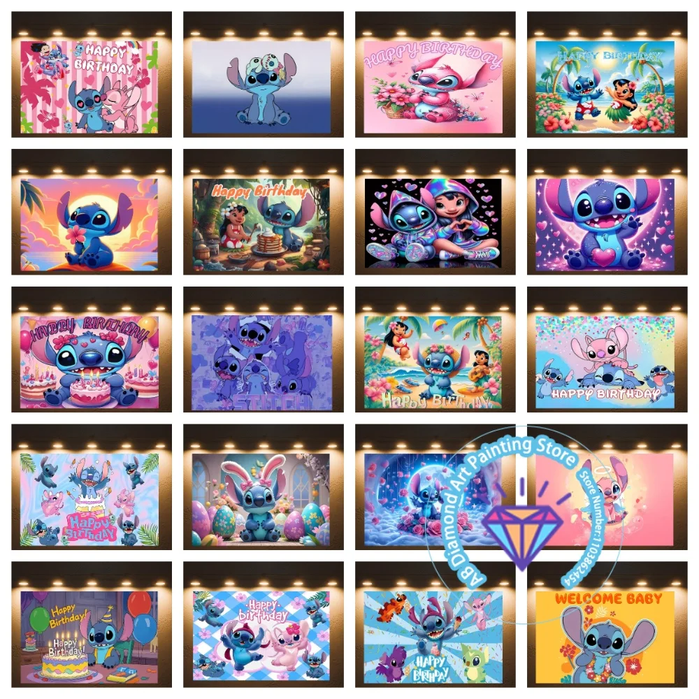 

Мультфильм Лео и Стич AB комплект алмазной живописи квадратный круглый алмаз 5D DIY мозаика ручной работы искусство для взрослых изысканный подарок домашний декор