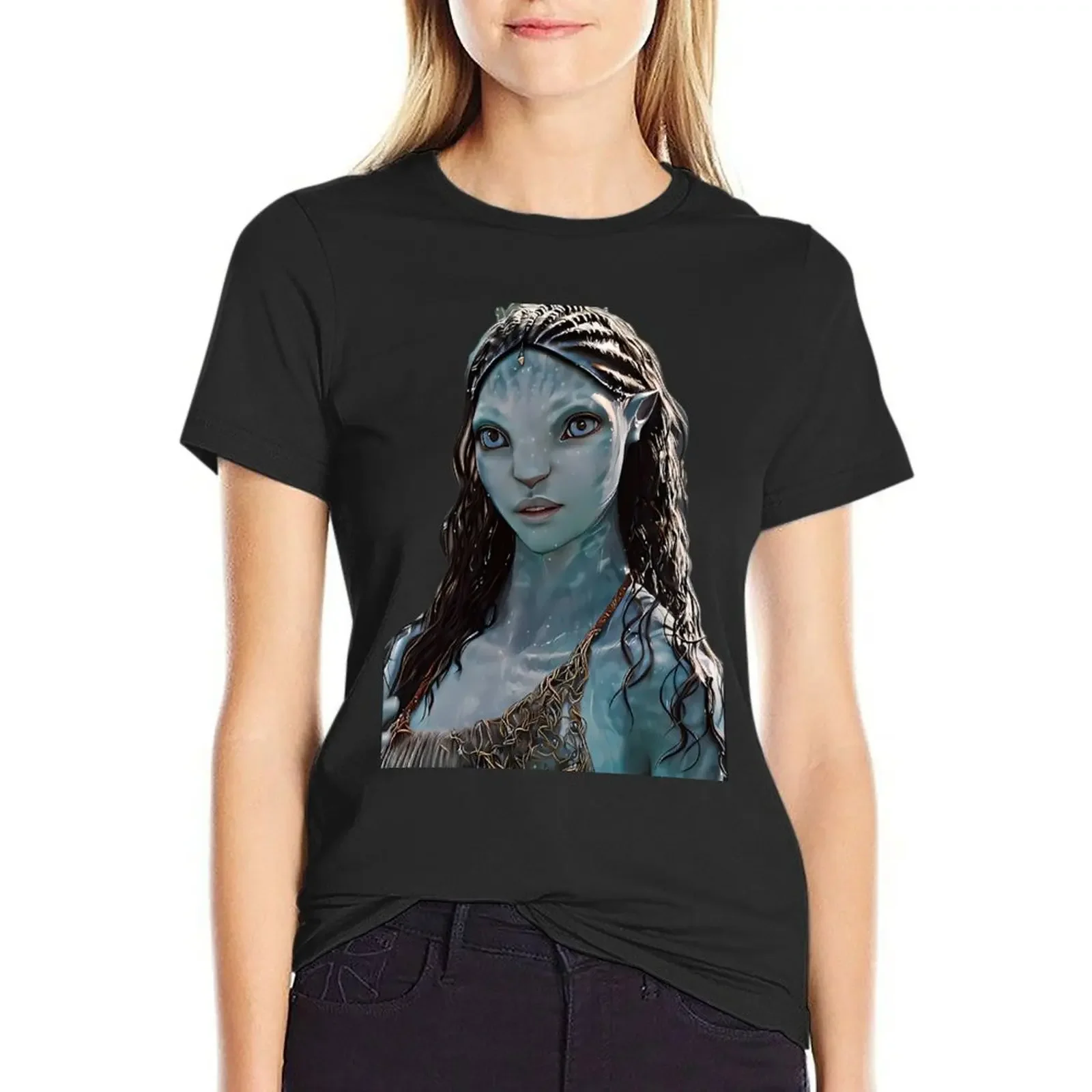 

Tsireya T-Shirt Female clothing plus size tops new edition Women t shirt
