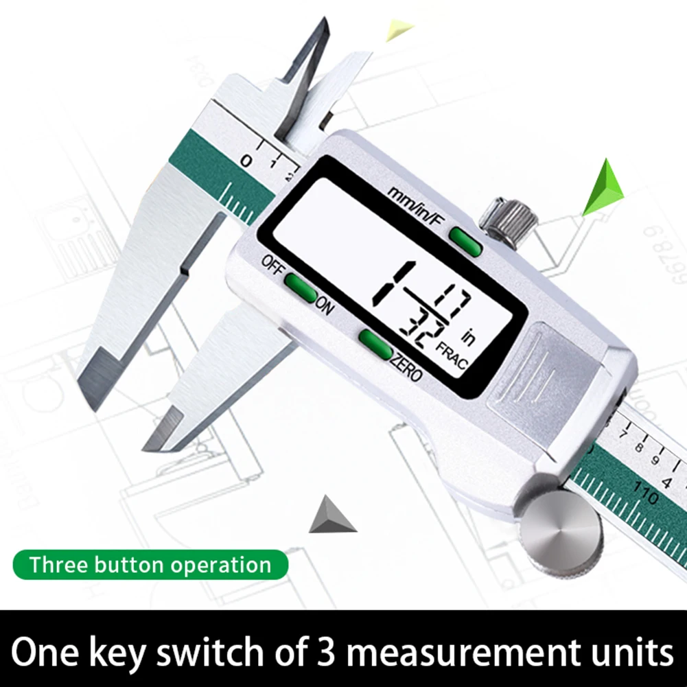 High Precision LCD Digital Vernier Caliper Gauge Micrometer Measuring Tools