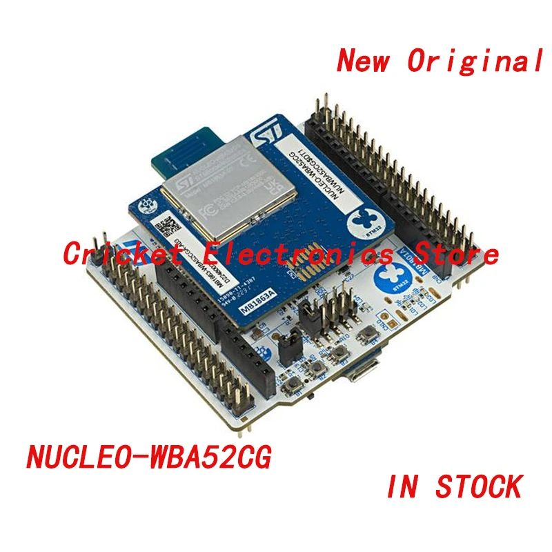 

NUCLEO-WBA52CG STM32 Nucleo-64 development board with STM32WBA52CG MCU