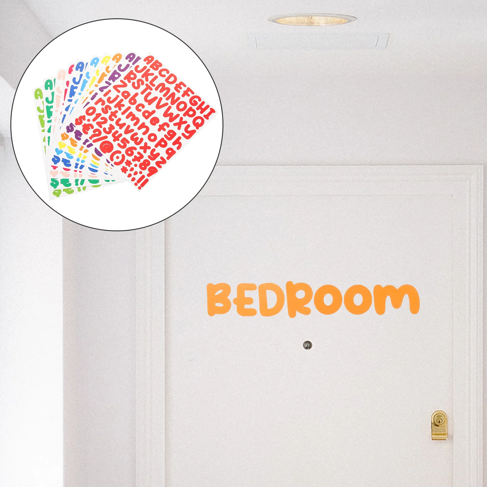 

Alphabet Number Stickers Clear Diy Letter Decals For Crafts Scrapbooking Wall Decor Self-Adhesive Stickers For Mailbox