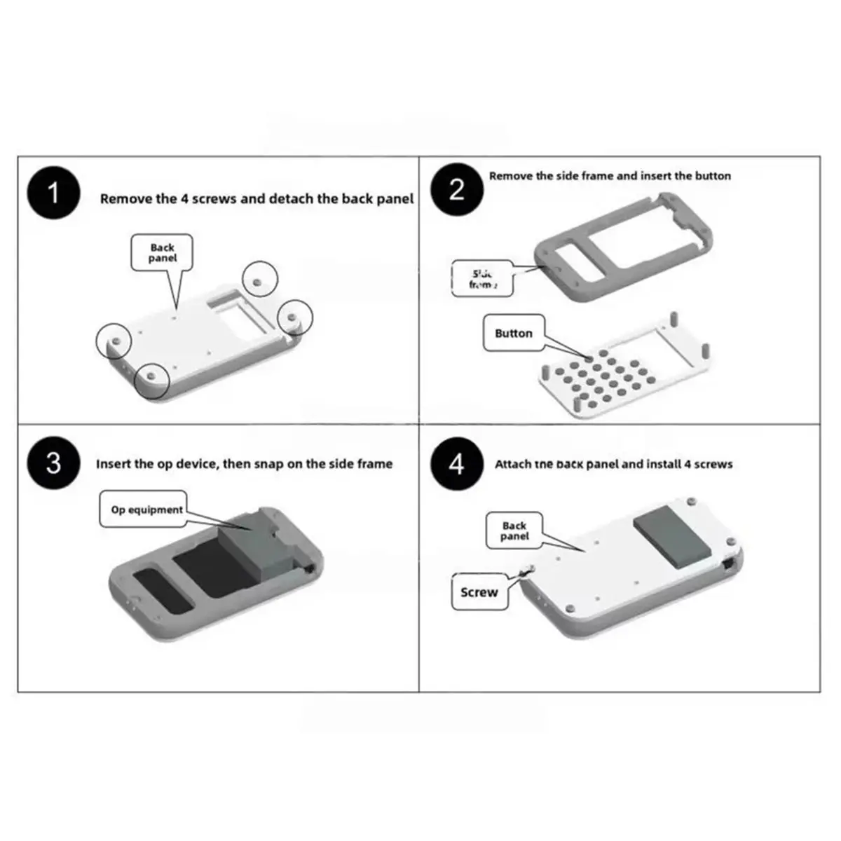 Shock Dust Proof Protector Case for Pocket Operator PO-33 PO-32/35/20/28/24/16/14/12/128/133 A