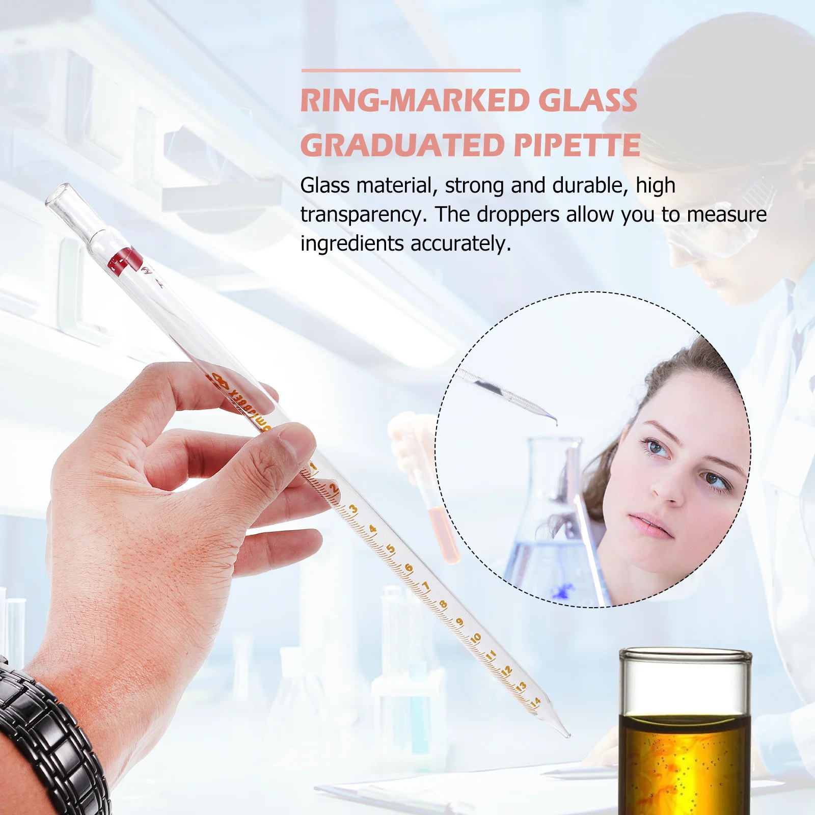 

20 Pcs Essential Oil Dropper Droppers Pipettes Transfer Graduated Mini Measurement Glassware