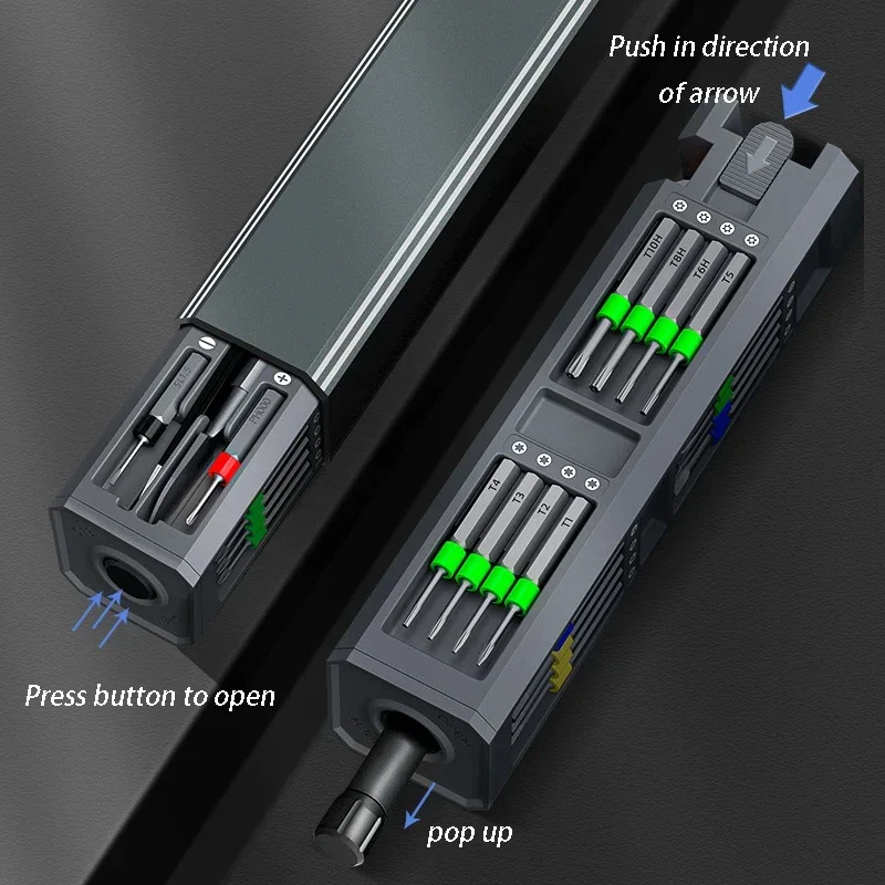 Multifunction Screwdriver Set 30IN1 S2 Philips Slotted Precision Screw Driver Bit Mobile Notebook Maintenance Tool Hand Tools