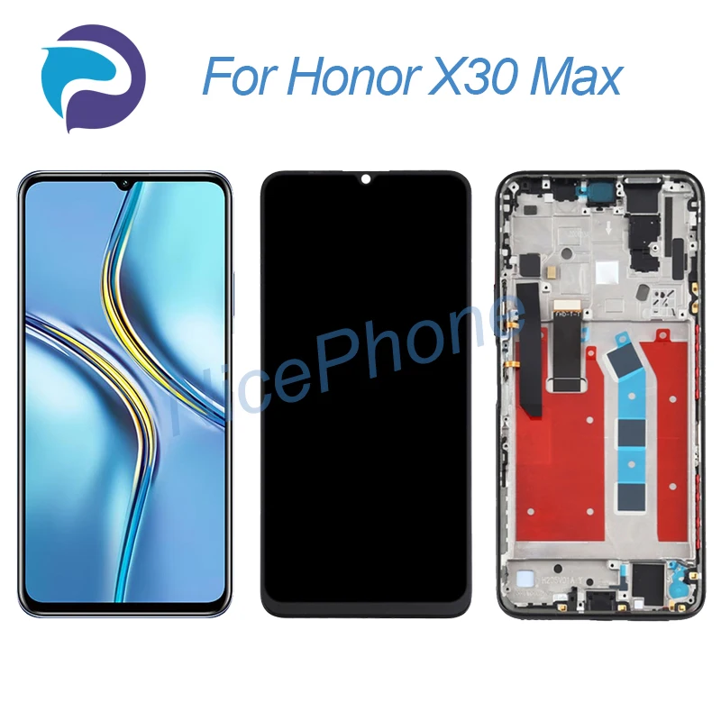 For Honor X30 Max LCD Screen + Touch Digitizer Display 2280*1080 KKG-AN70 For Honor 30X Max LCD Screen display