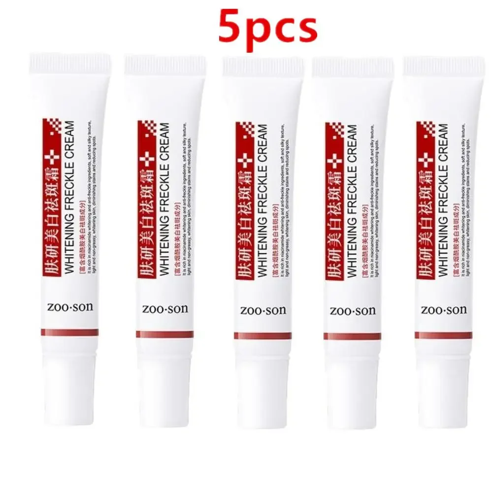 

5PCS Niacinamide Whitening Freckle Cream Remove Dark Spots Anti Aging Cream Fade Pigmentation Melasma Brighten Serum Skin Care