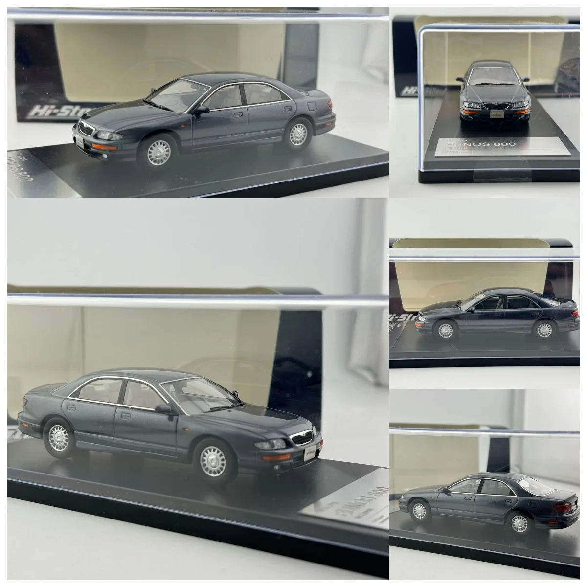 

Hi Story 1/43 Scale Mazda Eunos 800 Dark Grey Resin Car Model