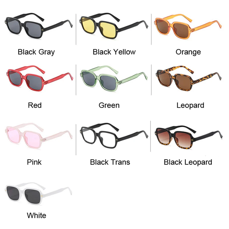 Fashion Retro Square Sunglasses Woman Brand Designer Mirror Vintage Sun Glasses Female Outdoor Travel Shopping Oculos De Sol