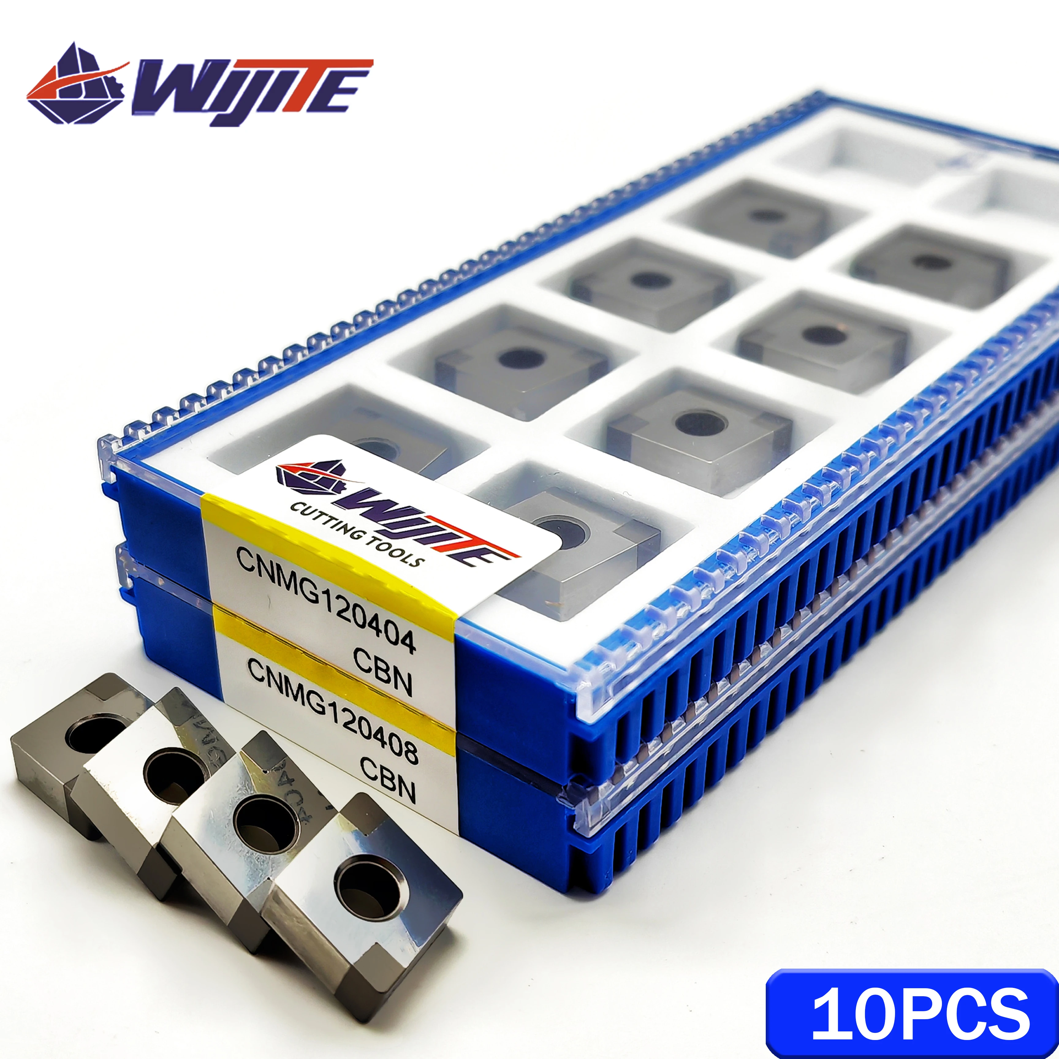 Imagem -04 - Cnc Cnmg120404 Cnmg120408 Cnmg120412 Cbn Usinagem de Ferramentas de Torneamento Materiais de Alta Dureza Aço Duro e Ferro Fundido