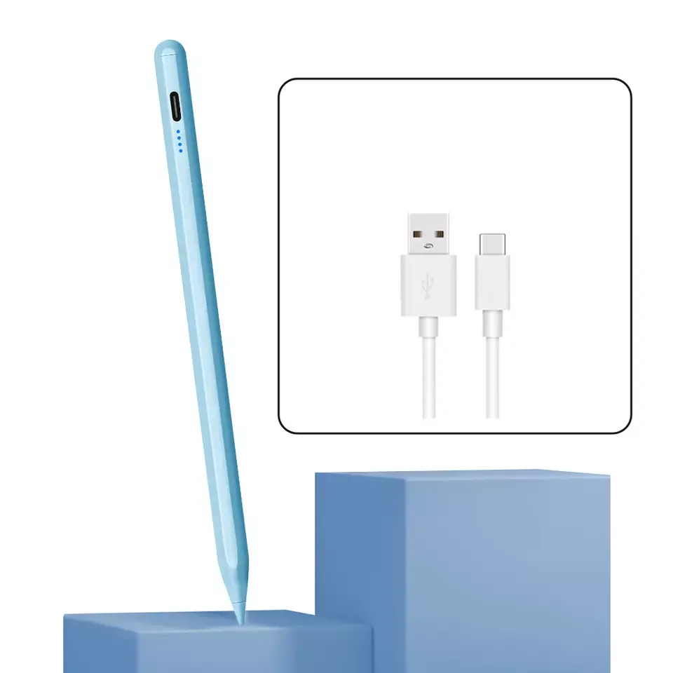 BLUE Stylus Pen for ipad, Active Pencil with Quick Charge, Palm Rejection Tilt Sensor Compatible with 2018-2024