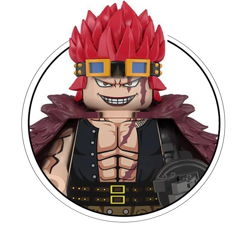 8-teiliges Set Luffy Zoro Nami Sanji Chopper Bausteine Mini-Actionfiguren Zubehör Weihnachtsgeschenke für Kinder