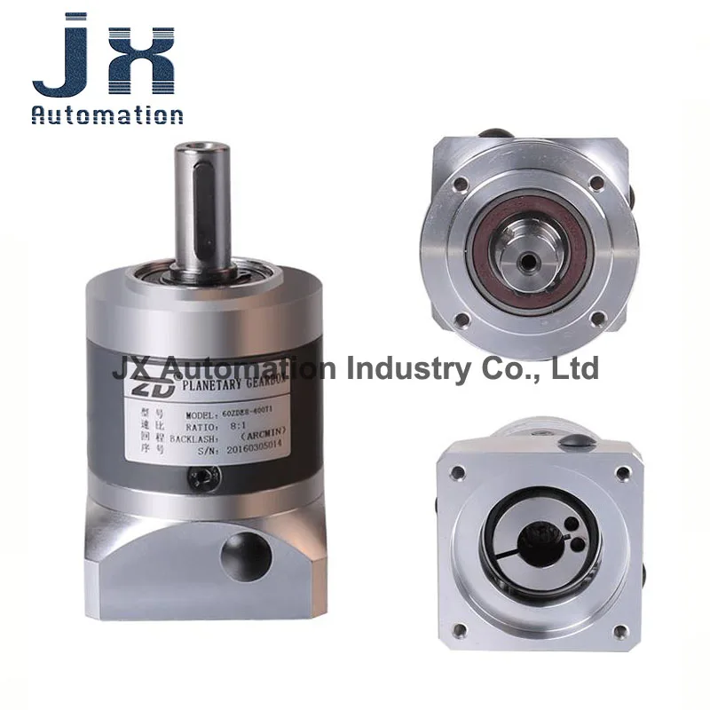 

ZD Planetary Reducer 60ZDE8-400T1 Gear Ratio 8:1 Gearbox For 400W Servo Motor