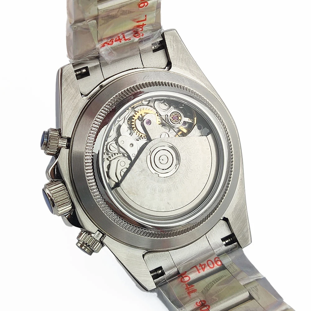 Luksusowy, personalizowany zegarek Fish 39,3 mm, męski chronograf, kreatywny zegarek męski, zegarki męskie VK63/4613 automatyczny chronograf męski.