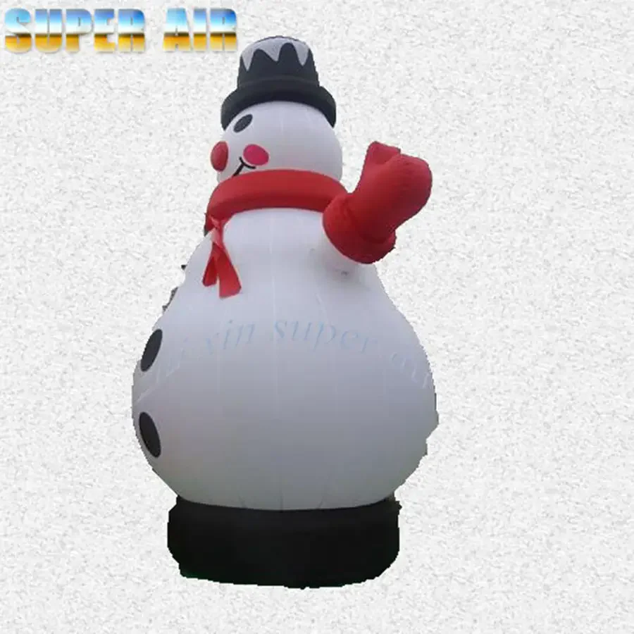 Brand New lovely Christmas snowman inflatable model with hands raised christmas inflatable