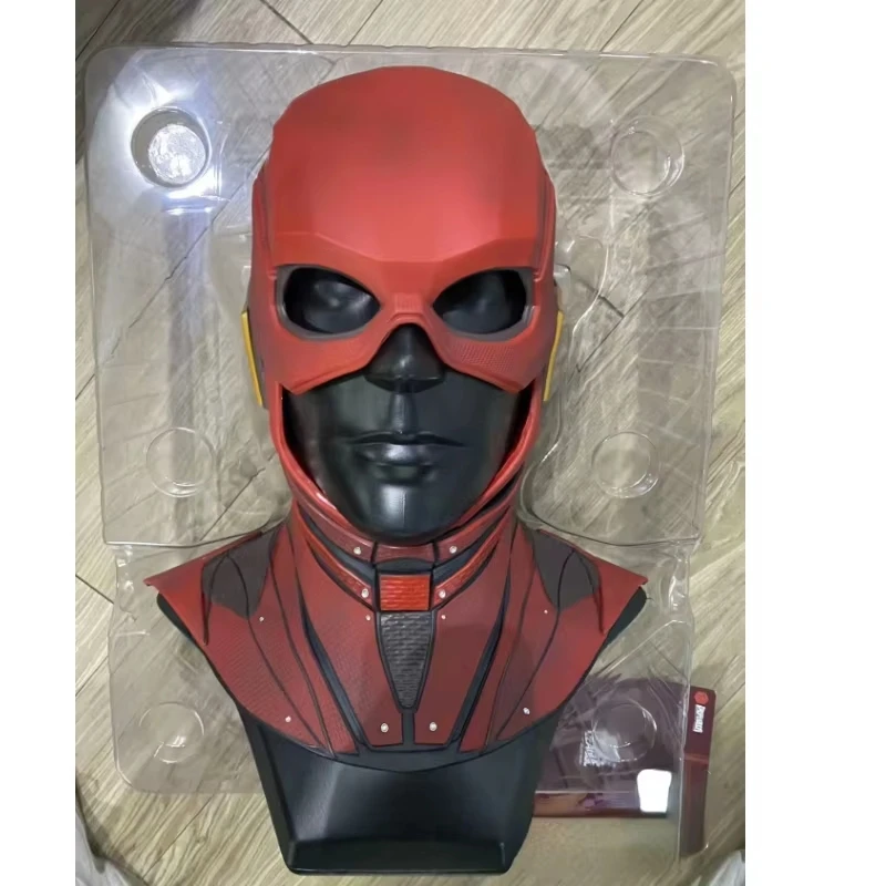 Liga da justiça dc batman o flash capacete máscara 1:1 wearable figura de ação modelo ornamento anime periféricos coleção menino presente