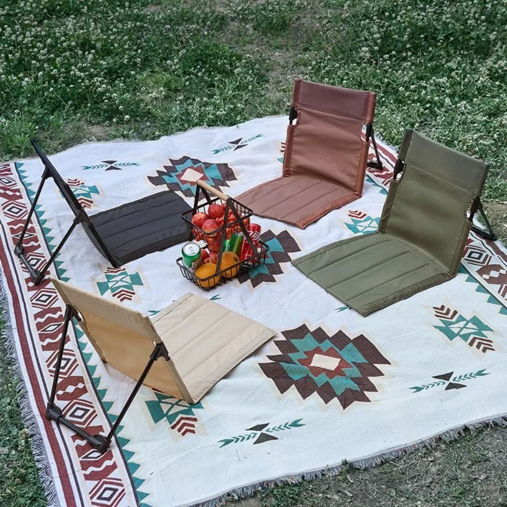 Outdoor Chair Camping Chairs Ultralight Folding Beach Chair Portable Strong Load-bearing Folding Chair Travel Hiking  Furniture image 4