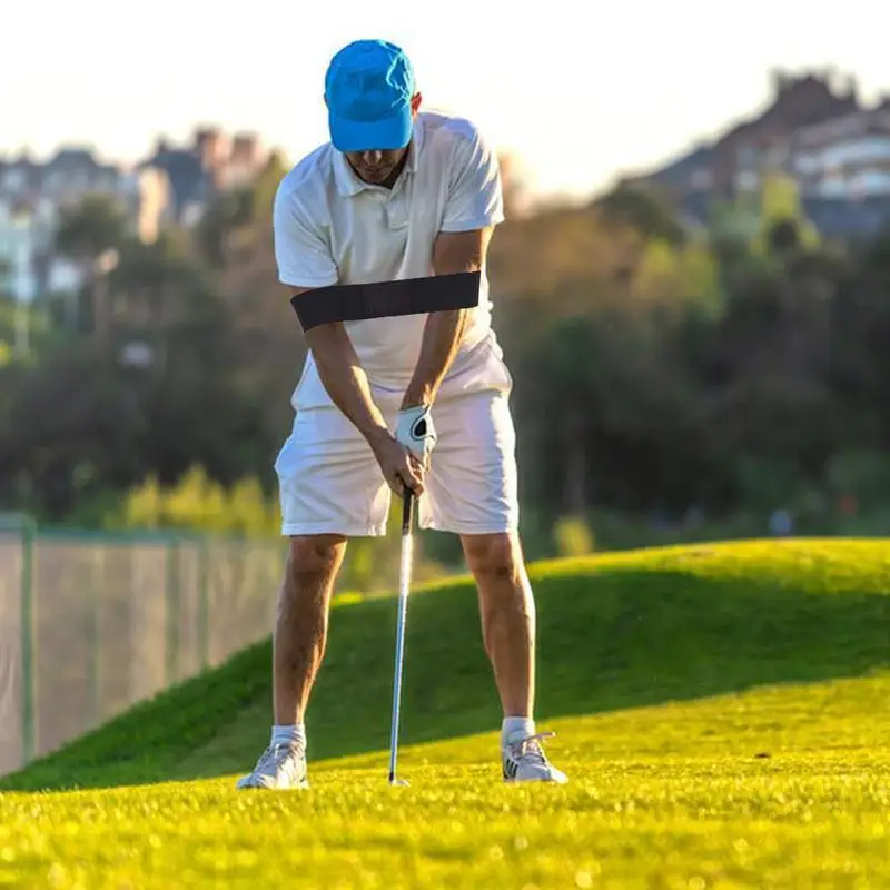 Opaska na ramię do golfa Profesjonalna gumka do huśtawki golfowej Pas do korekcji ruchu dłoni do golfa Sprzęt do treningu golfowego dla początkujących