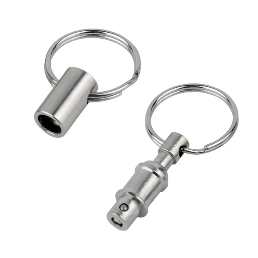 

5 Pcs Ring Keychain Durable Iron Detachable Hanging Detachable Keychain Gift Fashionable Creative Bag Cell Phone Car Key