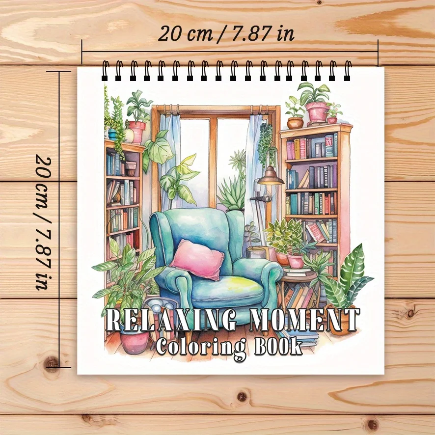 Buku Mewarnai 7.87x 7.87 inci 32 halaman buku mewarnai mobil - cocok untuk menenangkan, hadiah pesta liburan, hadiah ideal untuk keluarga