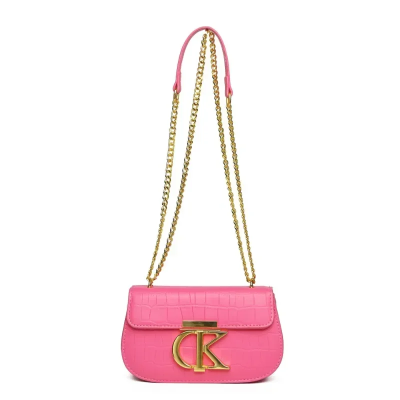 

​​2024 New Stone Pattern Crossbody Purse - Small Square Saddle Bag with Chain Shoulder Strap, Versatile Casual Bag for Women​​