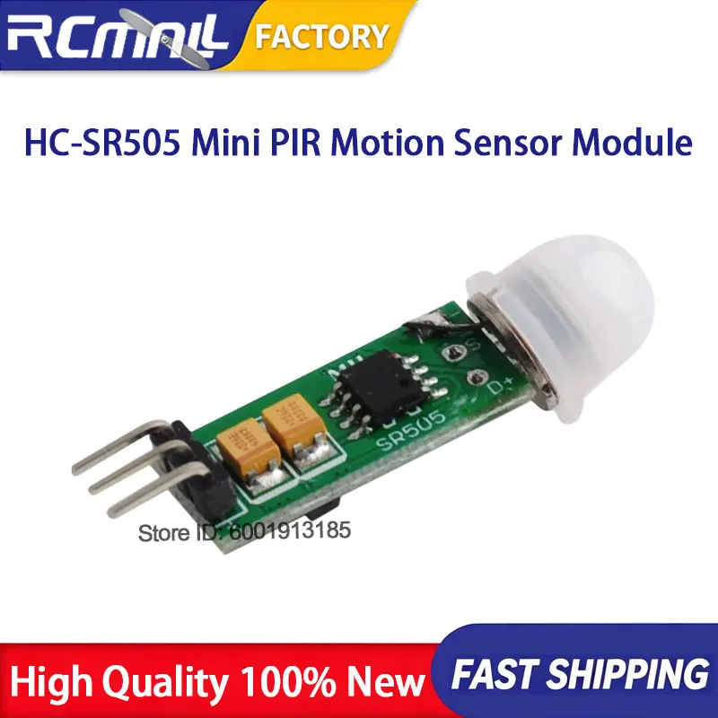 Mini Human Sensor Detector Module DC 4.5-20V Infrared PIR Motion Sensor Board Automatic Control Safety Protection for Lab