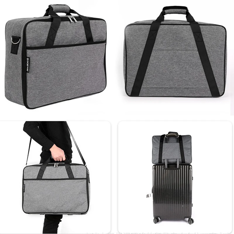 Guitar Effects Pedal Bag Large Capacity Portable Effects Bag Single Track Board Oxford Cloth Handbag Storage Effect Accessories