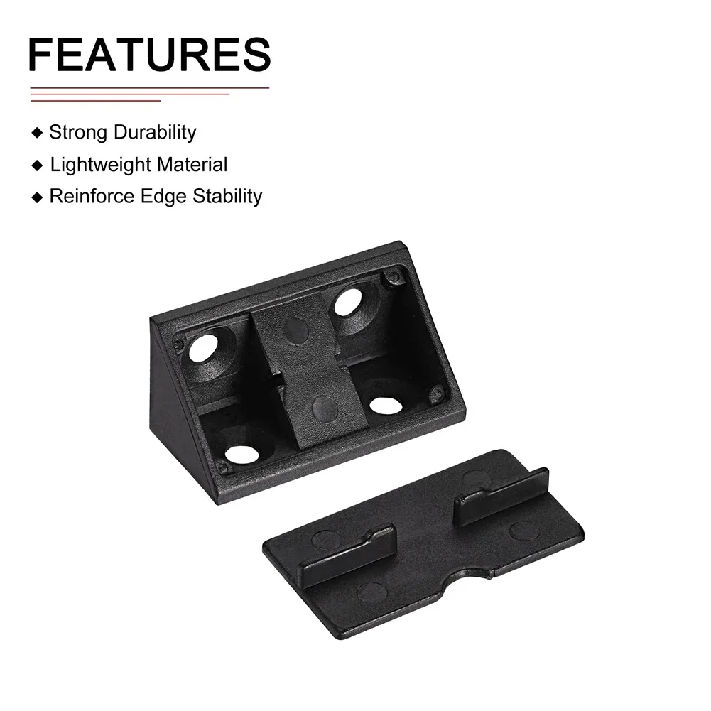 10pcs L Shape Right Angle Brace Wooden Furniture Drawer Shelf Wall Bracket Fixing Right Corners Brace Furniture Repairing