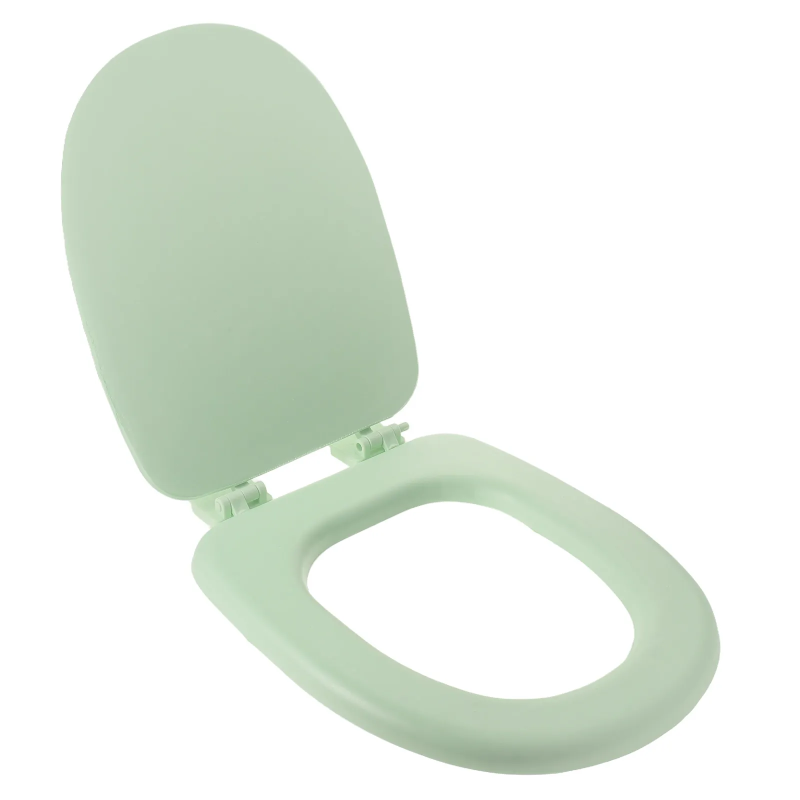 Light Green Soft Close Toilet Seat U Shaped Removable Foam Cushion Quiet Slow Lowering Anti Slam Bathroom Lid Toilet Seat U Type