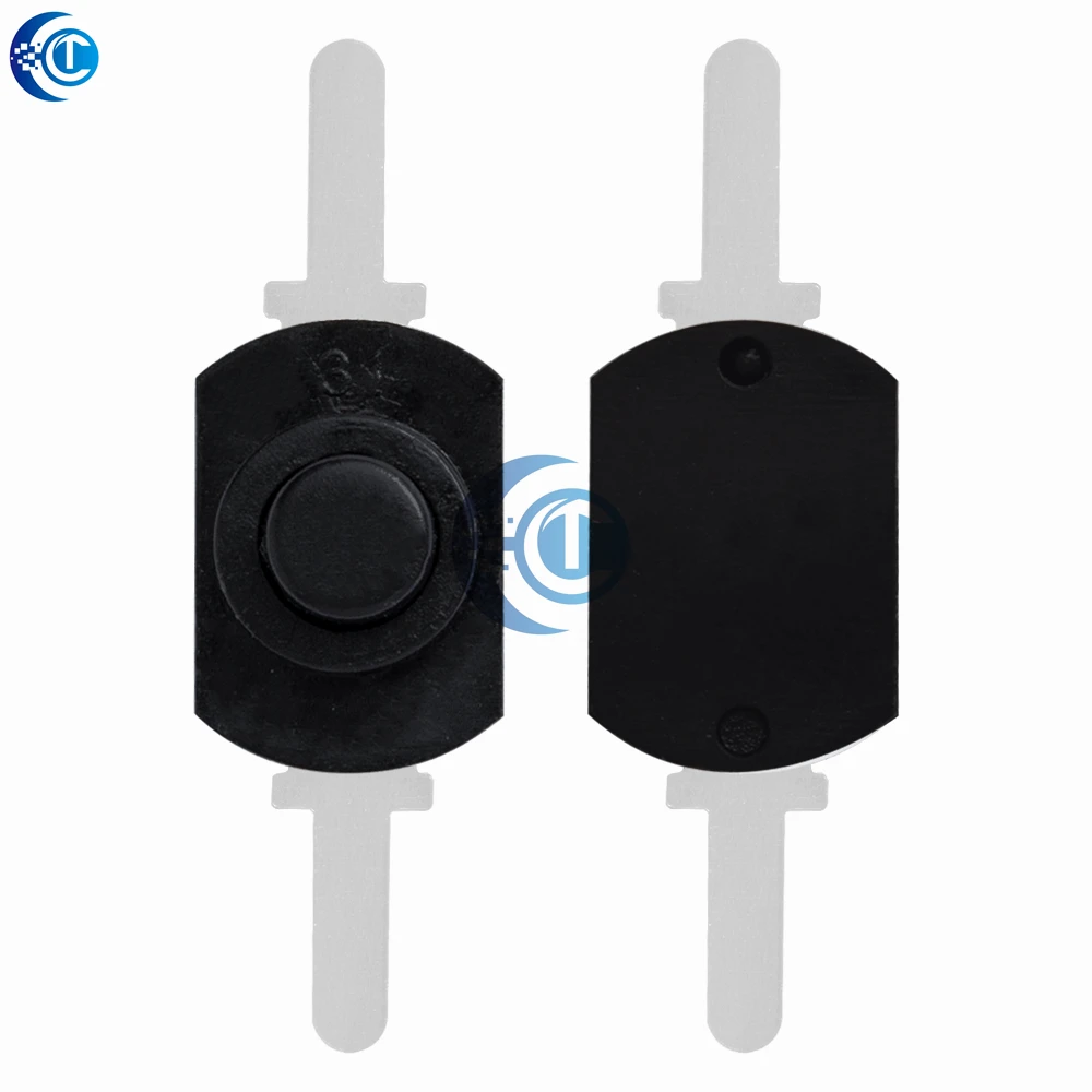 GREAT IT 10pcs DC 30V 1A Preto On Off Mini Interruptor de Botão para Tocha Elétrica