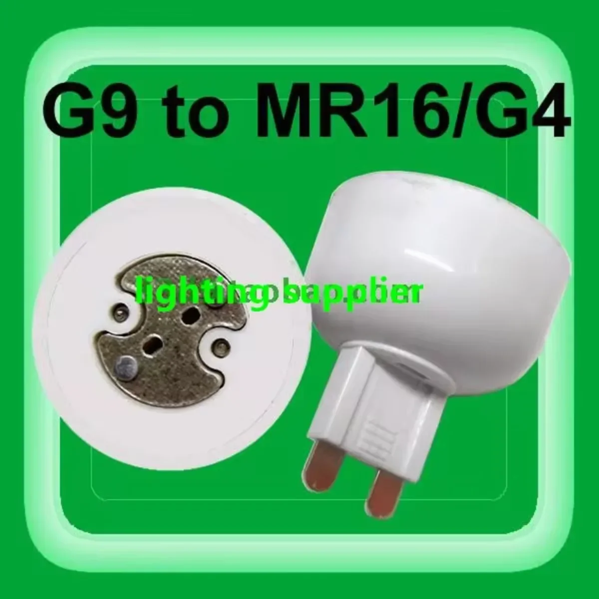 10pcs portable G9 led lamp base converter PC white light bulb adapter holder G9 to MR16,G4,G5.3,GY6.35,G8 led socket