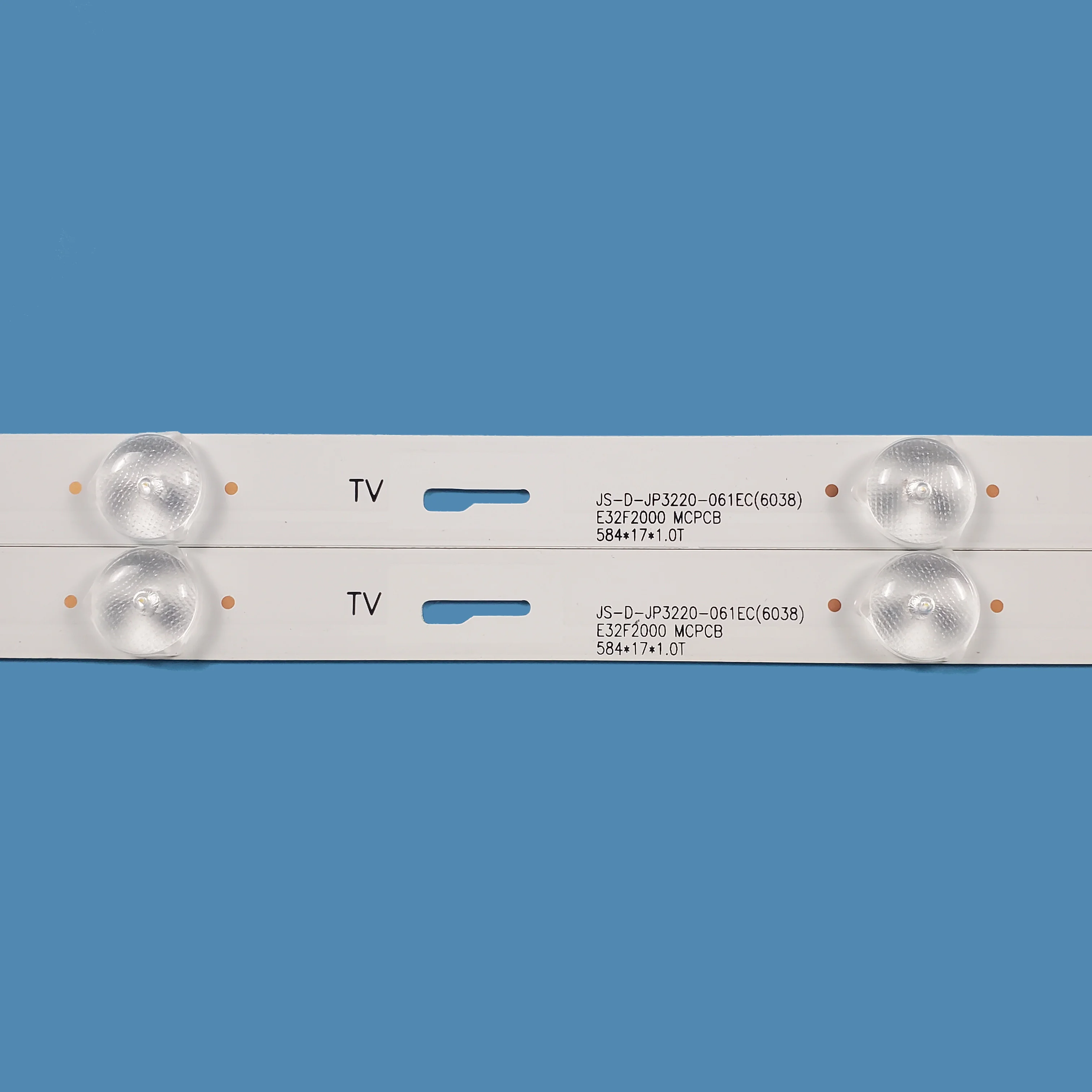 2Pcs/set Smart TV LED Backlight Bar Strip JS-D-JP3220-061EC For 32inch SAST LED32HD340/32X60 LeHua 32L33 32X600T32 32L3 32S1A