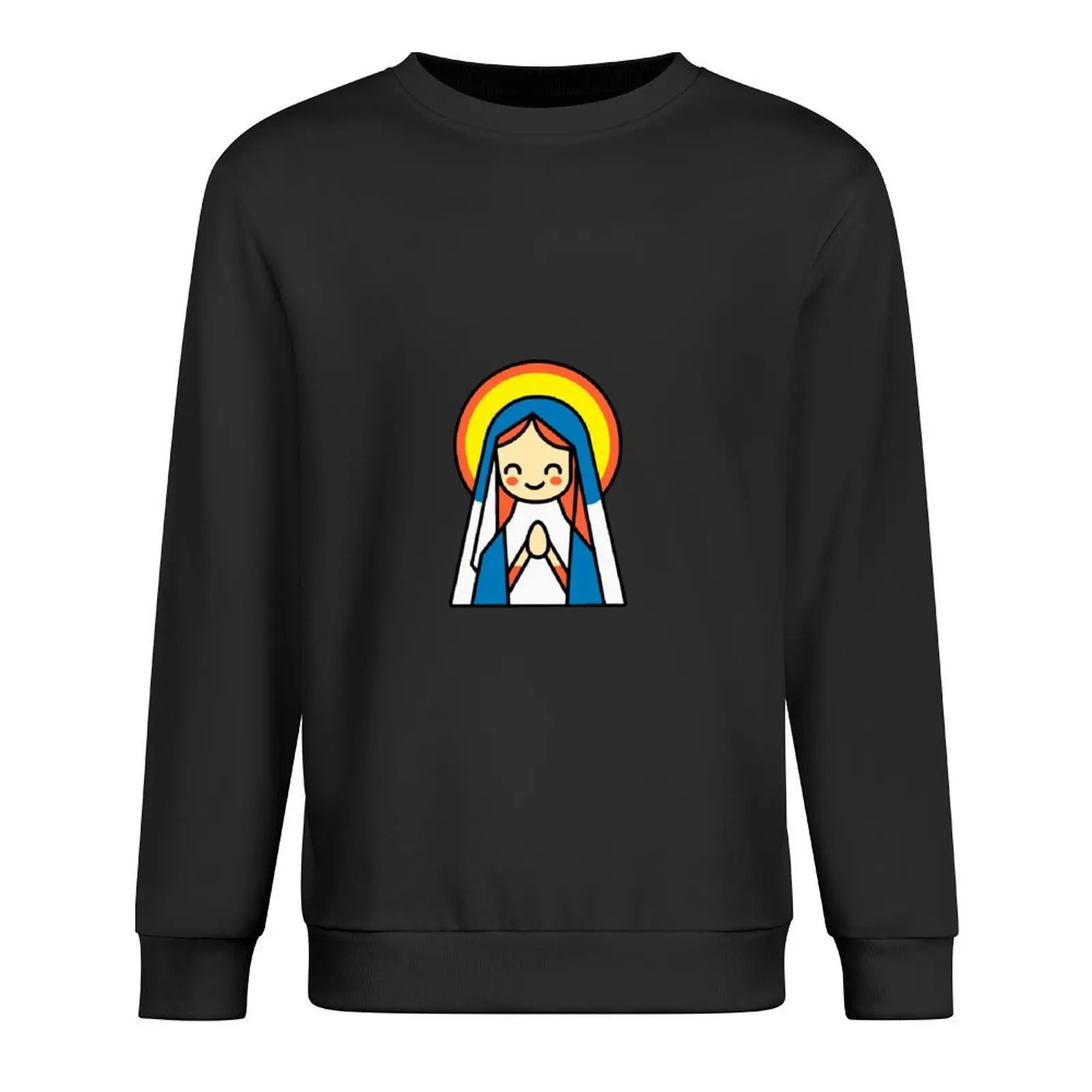 La Virgen De Guadalupe Pullover men's sweat-shirt autumn clothes korean style clothes mens clothes hooded sweatshirt for men
