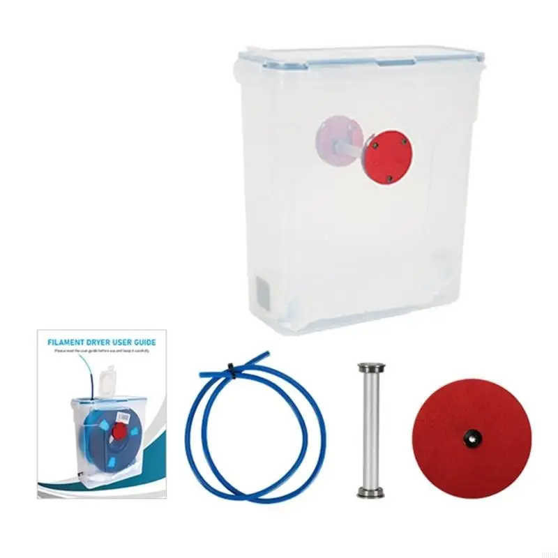 

B0KF Filament Drying Box ABS PA Nylon Storage Sealed for Case Dryer with LCD Temperat