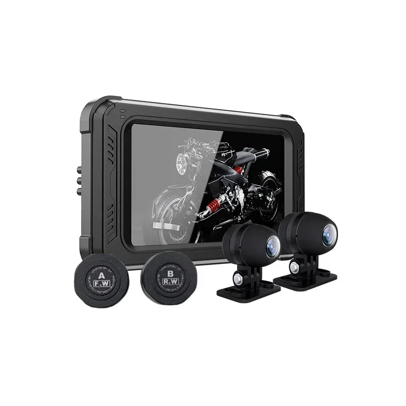 2025 Hot Sell 2025 5 Inch Touch Screen Android Auto Carplay Projection Navigation Dash Cam Tire Pressure For Motorcycle