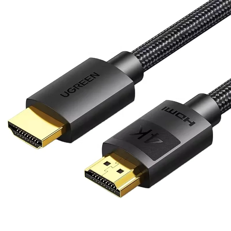 UGREEN HDMI Cable 4K/60Hz High Speed PVC Nylon Braided HDMI 2.0 Cable PS4 Xbox Aux Ethernet HDMI Compatible Cables