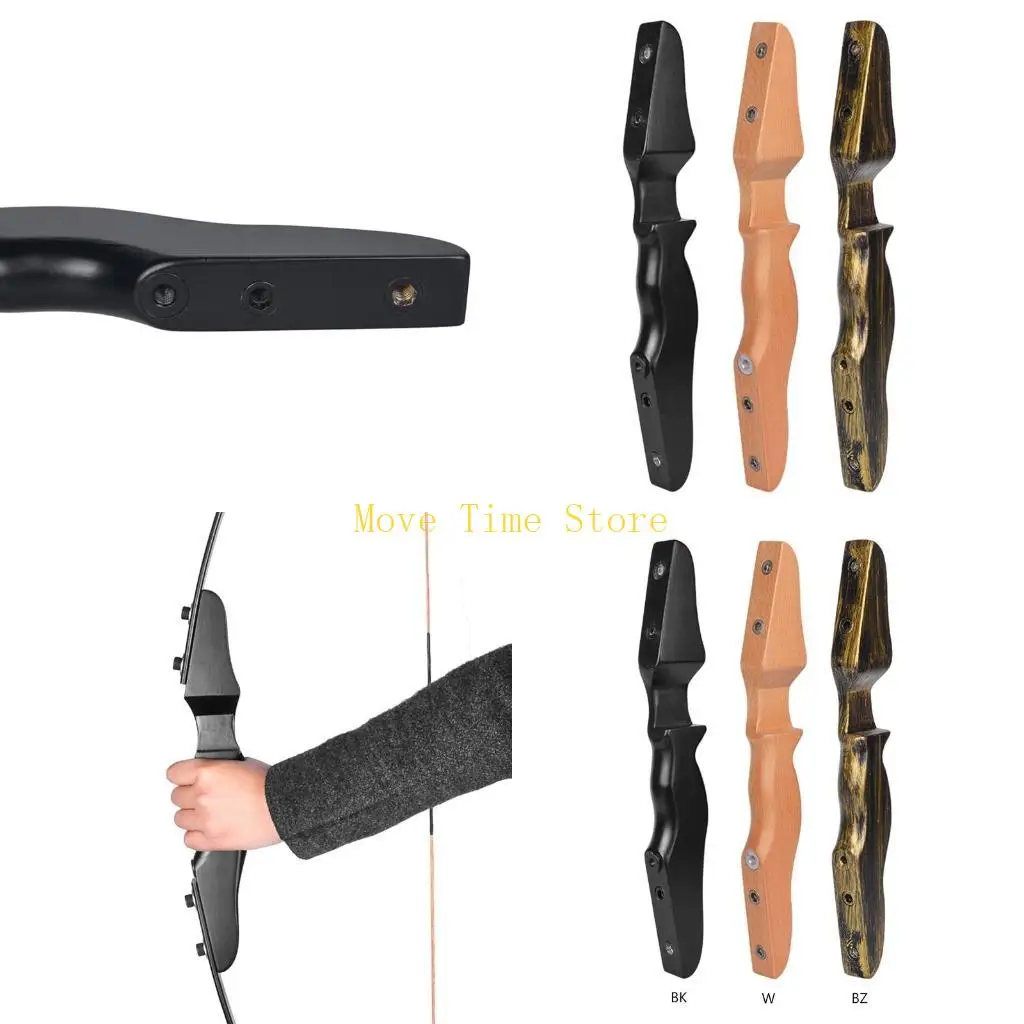 

92ME Outdoor Detachable Black Beech Wooden Bow Handle Beech Wooden
