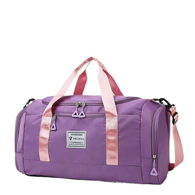 

Extra-Large Capacity Sports Travel Tote Bag, Gym Bag with Wet-Dry Separation, Crossbody Luggage Bag