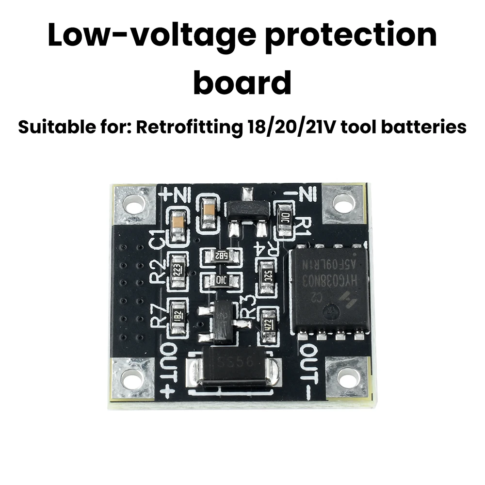 18V/20V/21V Lithium Battery Protection Board 15V Protection Over-Discharge Protection Under-Voltage Protection Low-Voltage Prote