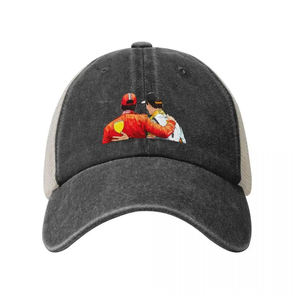 Carlos and Lando Monaco Podium Baseball Cap Dropshipping derby hat Wild Ball Hat Sun Hat For Children Caps Women Men's