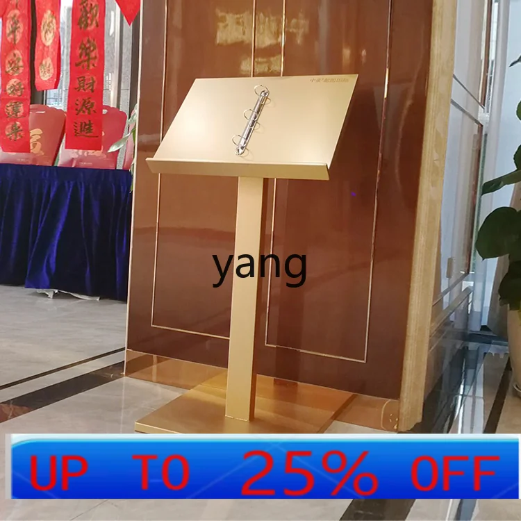 

Lmm Menu Display Stand Vertical Recipe Rack Floor Contract Publicity Rack