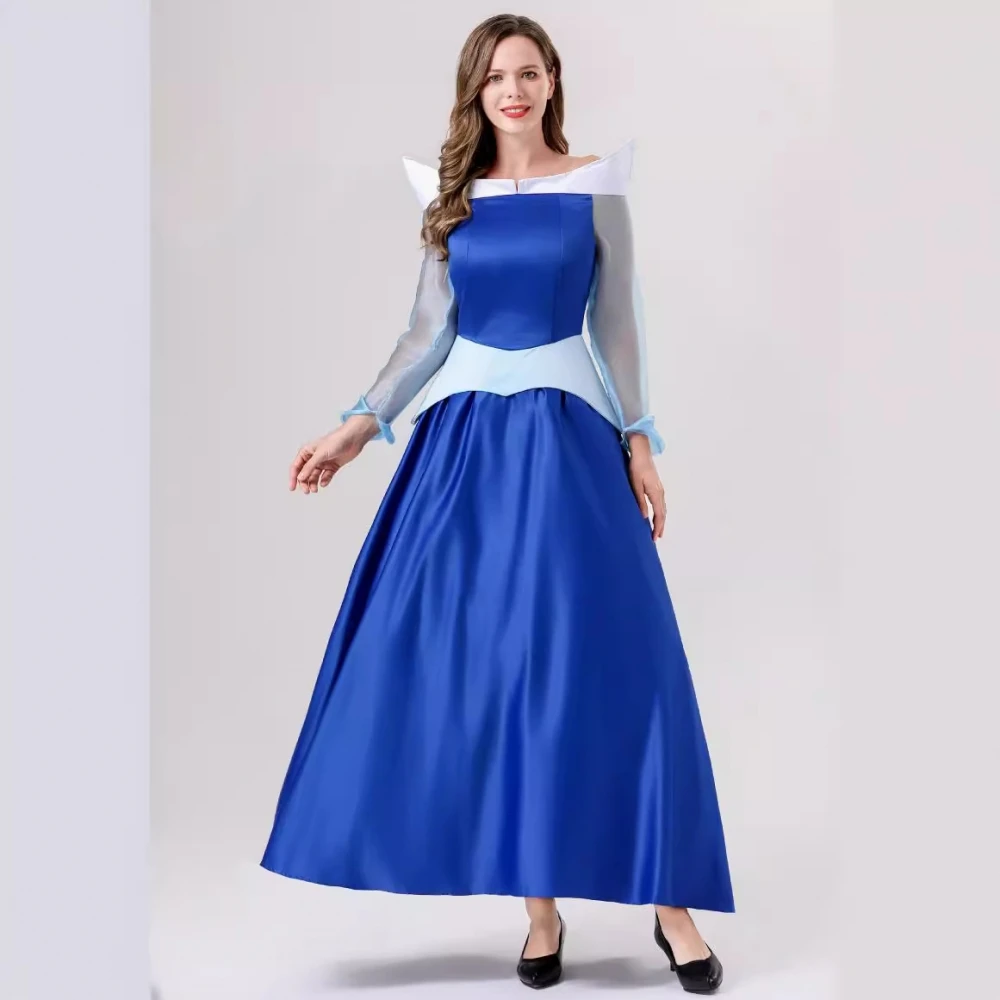 ثوب حفلة الهالوين S Beau Princ طويل Dr مرحلة الأداء زي الكبار الرقص الاسمية لعب الأدوار الملابس #2