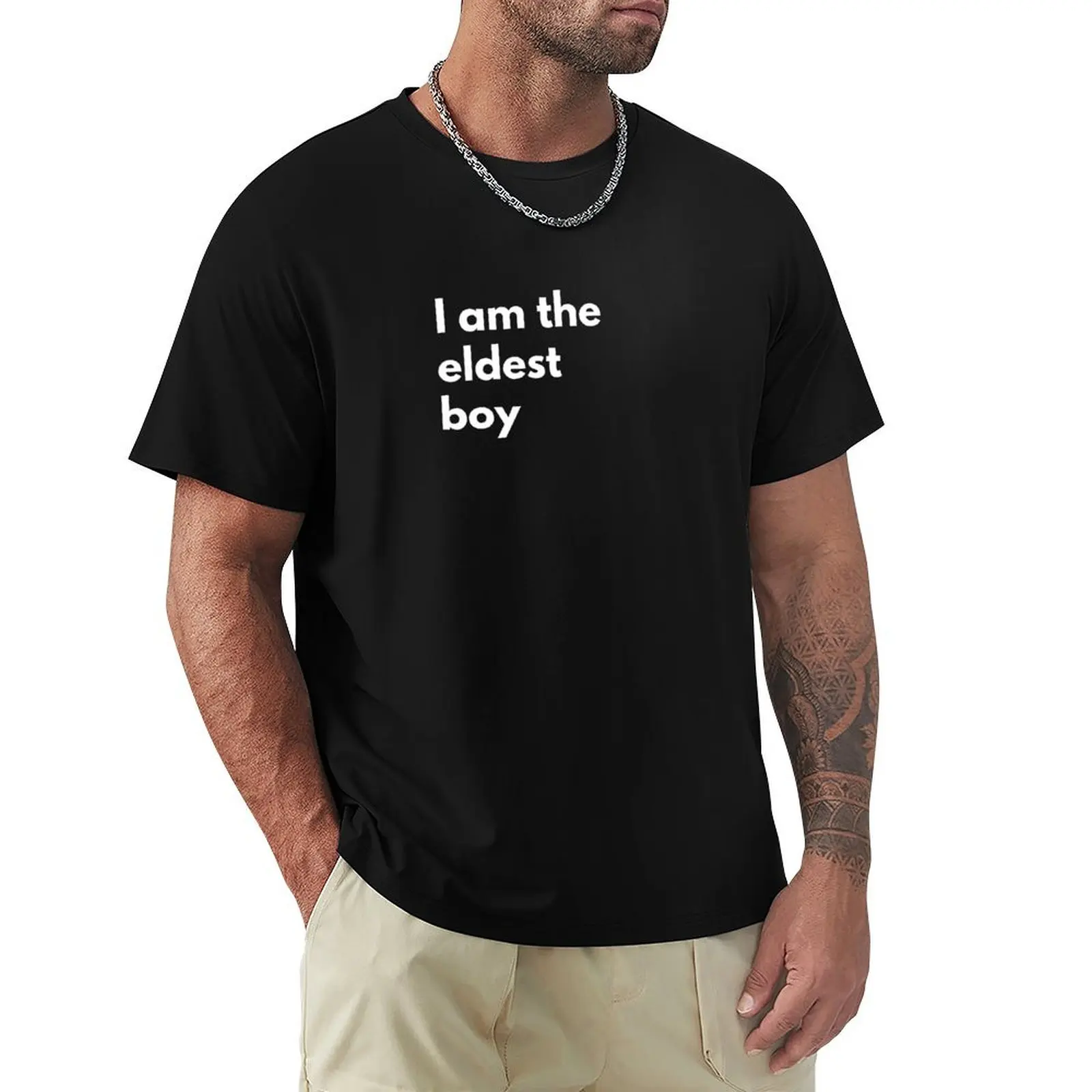 Succession - I am the eldest boy T-Shirt Soft Touch Basic Cotton T-Shirt