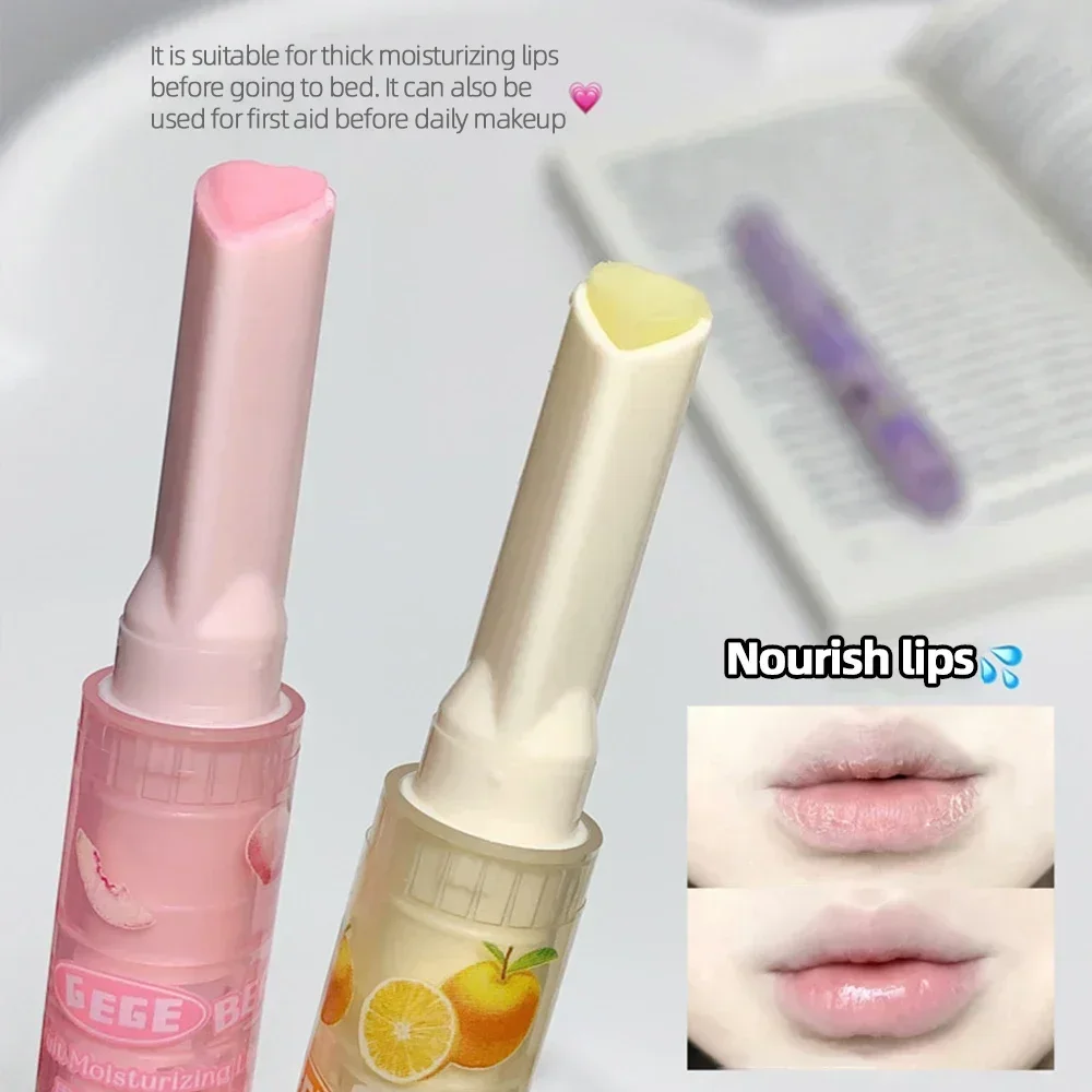 Waterproof Clear Jelly Heart-shaped Lip Gloss Mirror Water Lipstick Lasting Moisturising Lipstick Pen Korean Makeup Cosmetics