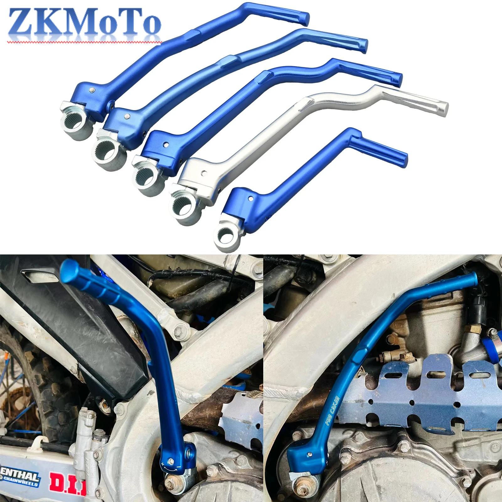 Motorcycle Forged Kick Start Lever Pedal Levers For Yamaha YZ250F YZ450F YZ250FX YZ450FX WR250F WR450F YZ125 YZ250 YZ250X YZF WR