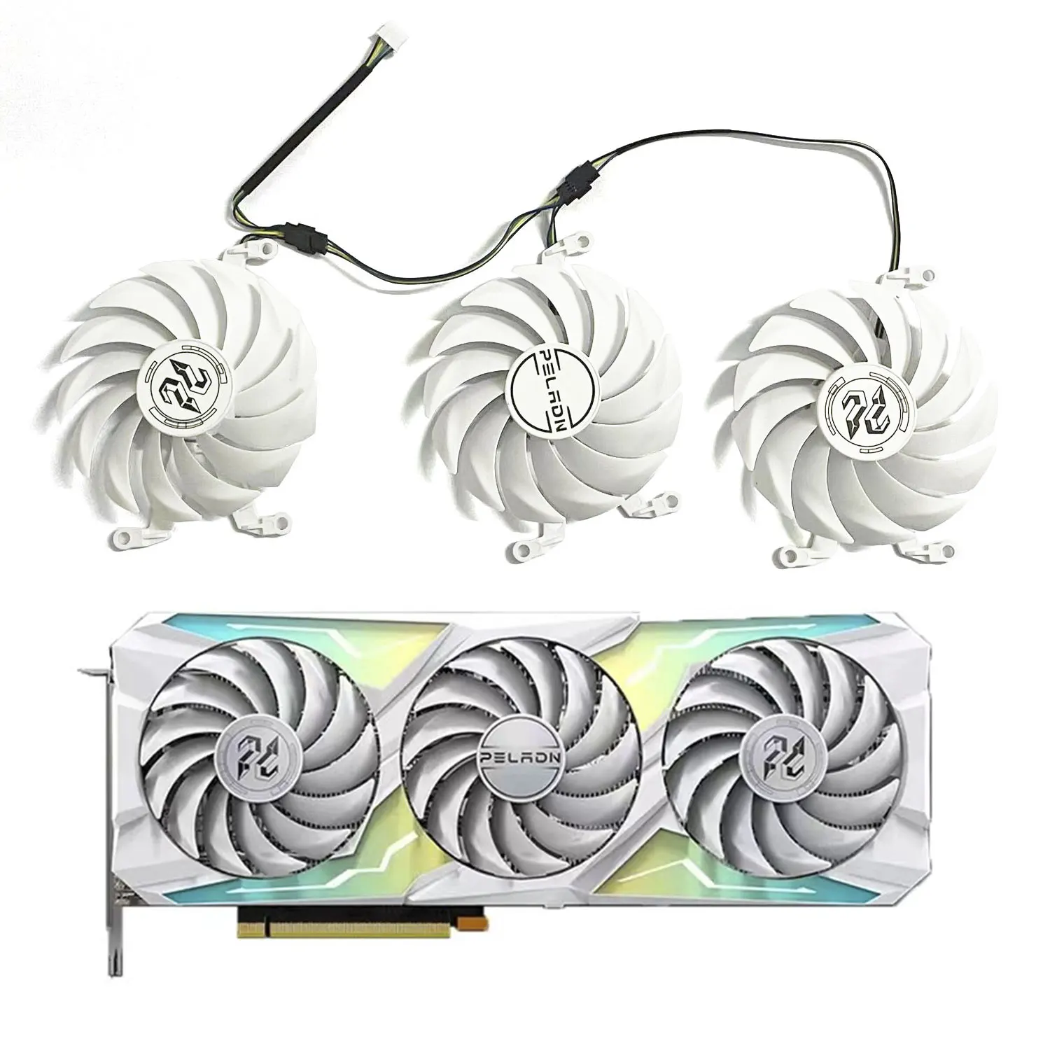 Brand new 4PIN 88MM GPU fan suitable for Pan Lei RTX 3060TI 3070 3070TI 3080 3080TI game graphics card replacement accessories