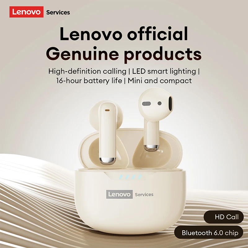 Original Lenovo LE259 TWS Bluetooth 6.0 Headphones HiFi Sound Wireless