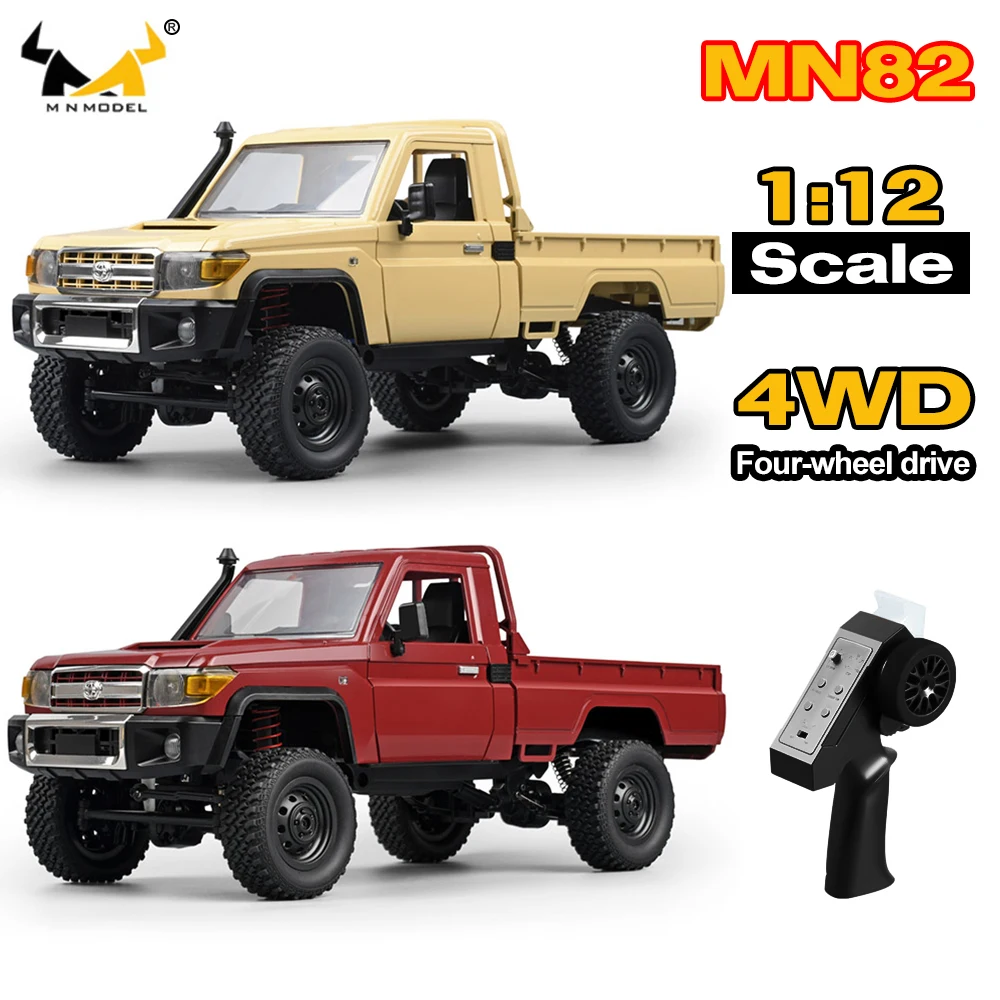 

MN MODEL RC Pickup Car MN82 1/12 Model Climbing Off-road Vehicle 2.4G Four-drive Simulation LC79 Truck For Boys Adult Gifts