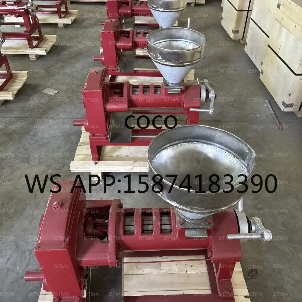 High Efficiency BTMA 6YL-68 Small Cold Press, Multi-Seed Oil Extraction with High Oil Yield