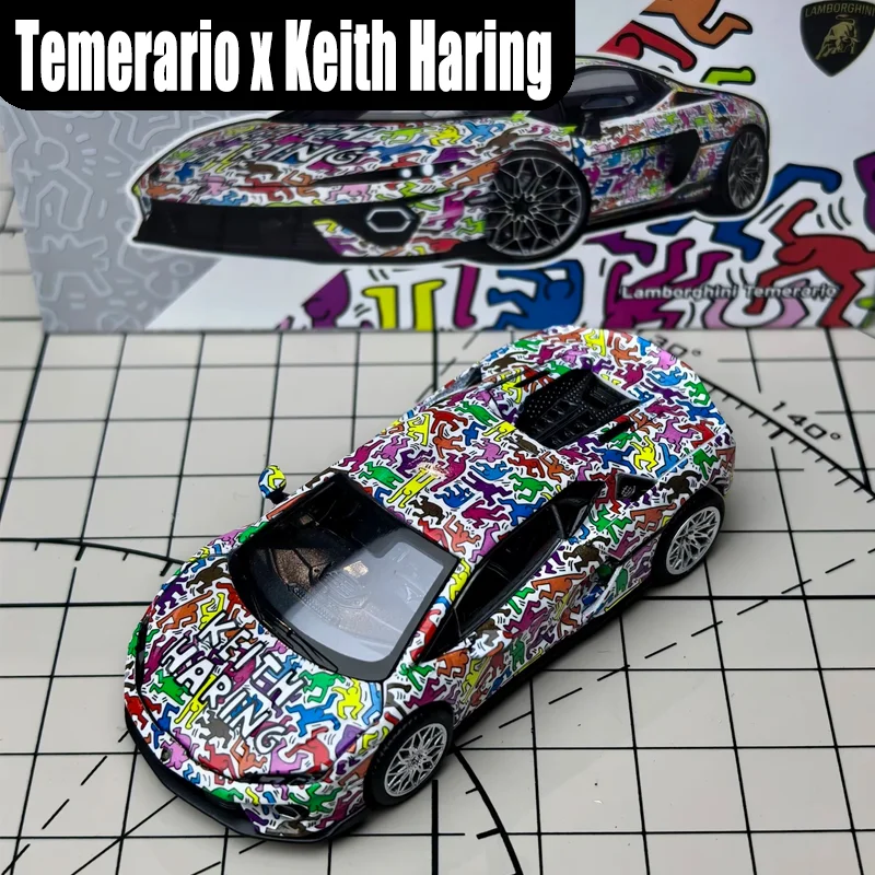 TH 1/64 Temerario X Keith Haring Taiwan Limited 2999 Alloy Car